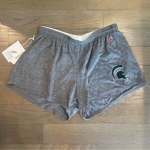 NWT MSU Spartan Large League Collegiate Outfitters Lounge Shorts